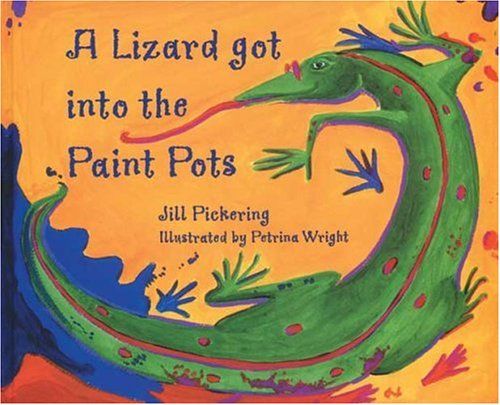 A Lizard Got into the Paint Pots