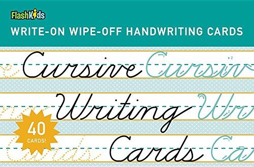 Write-On Wipe-off Cursive Writing