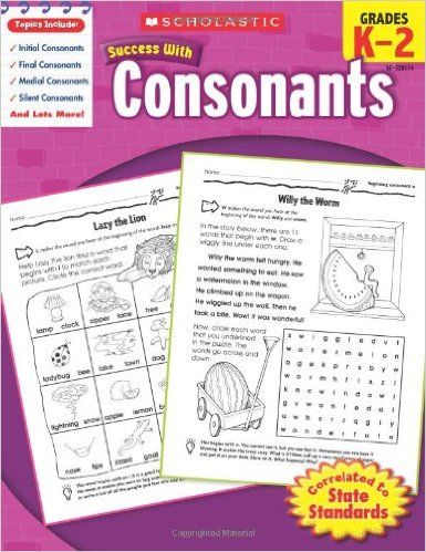 Scholastic Success with Consonants