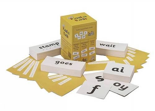 Jolly Phonics Cards: In Precursive Letters