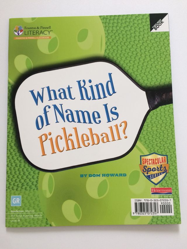 What kind of Name Is Pickleball?